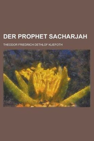 Cover of Der Prophet Sacharjah