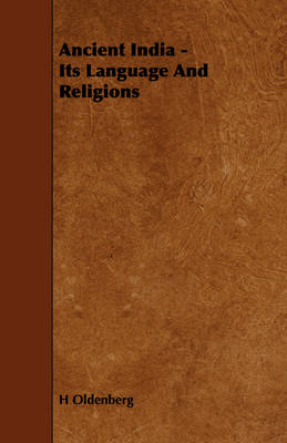 Cover of Ancient India - Its Language And Religions