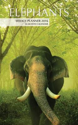 Book cover for Elephants Weekly Planner 2016