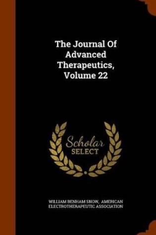 Cover of The Journal of Advanced Therapeutics, Volume 22