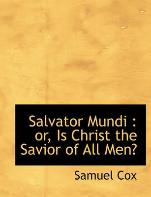 Book cover for Salvator Mundi