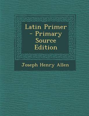 Book cover for Latin Primer