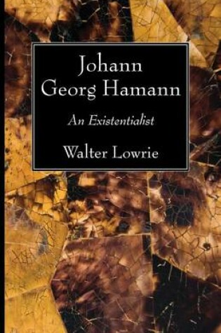 Cover of Johann Georg Hamann