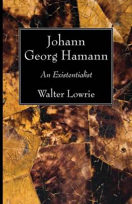 Book cover for Johann Georg Hamann