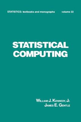 Book cover for Statistical Computing