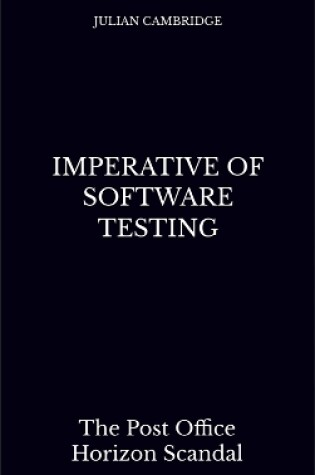 Cover of Imperative of Software Testing