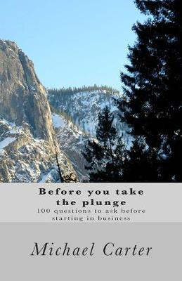 Book cover for Before you take the plunge