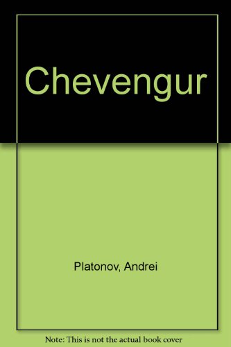 Book cover for Chevengur