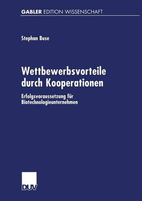 Book cover for Wettbewerbsvorteile durch Kooperationen