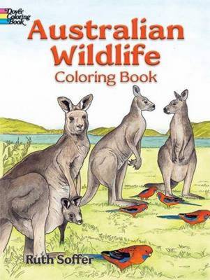 Book cover for Australian Wildlife Coloring Book