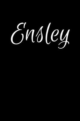 Book cover for Ensley