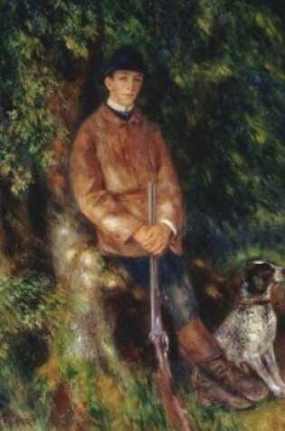 Cover of 150 page lined journal Alfred Berard and His Dog, 1881 Pierre Auguste Renoir