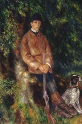 Book cover for 150 page lined journal Alfred Berard and His Dog, 1881 Pierre Auguste Renoir
