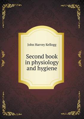 Book cover for Second book in physiology and hygiene