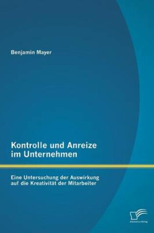 Cover of Kontrolle und Anreize im Unternehmen