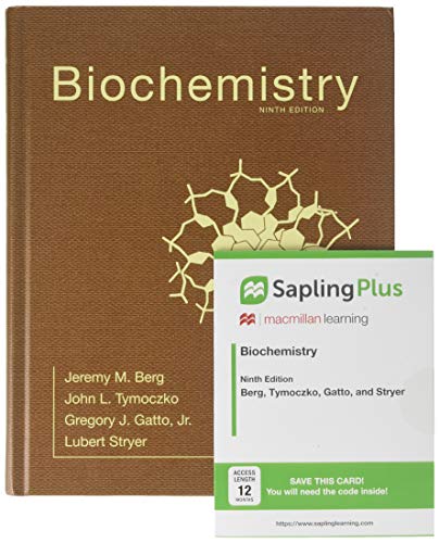 Book cover for Biochemistry 9e & Saplingplus for Biochemistry 9e (Twelve-Months Access)