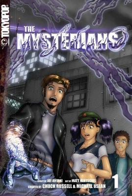 Book cover for The Mysterians manga
