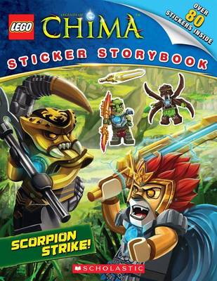 Book cover for Scorpion Strike! Sticker Storybook