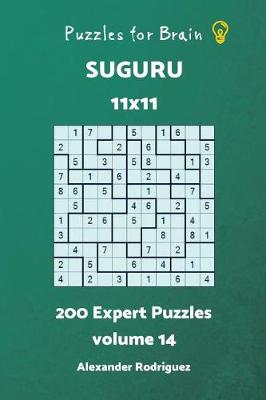 Book cover for Puzzles for Brain Suguru - 200 Expert 11x11 vol.14