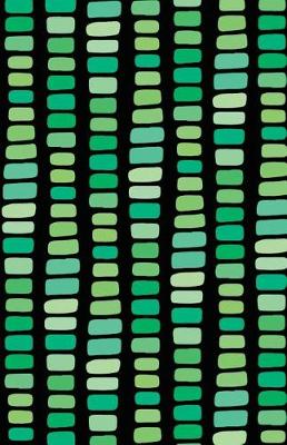 Cover of Journal Notebook Abstract Rectangles In Green