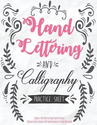 Book cover for Hand Lettering and Calligraphy Practice Sheet