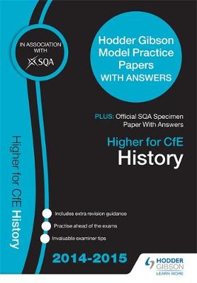 Book cover for SQA Specimen Paper 2014 Higher for CFE History & Hodder Gibson Model Papers