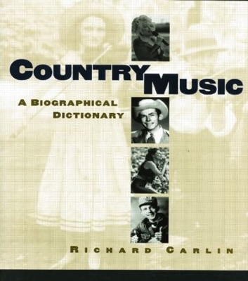 Book cover for Country Music