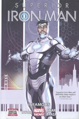Book cover for Superior Iron Man Volume 1: Infamous