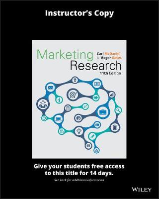 Book cover for Marketing Research, Eleventh Edition Evaluation Copy