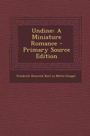 Cover of Undine