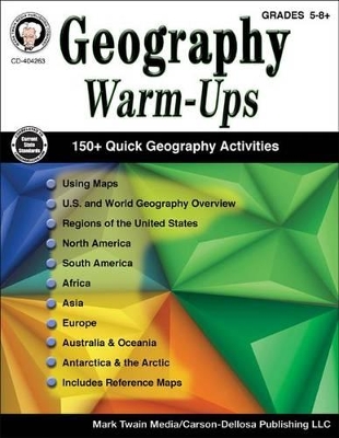 Book cover for Geography Warm-Ups, Grades 5-8