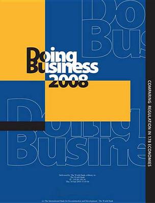 Book cover for Doing Business 2008