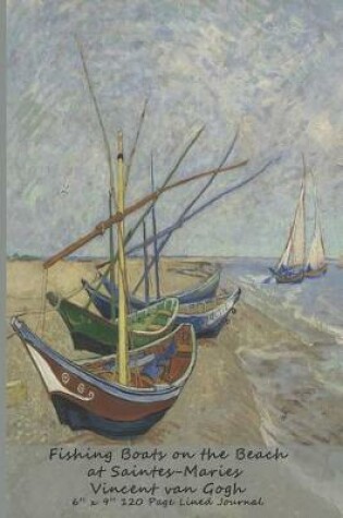 Cover of Fishing Boats on the Beach at Saintes-Maries Vincent van Gogh