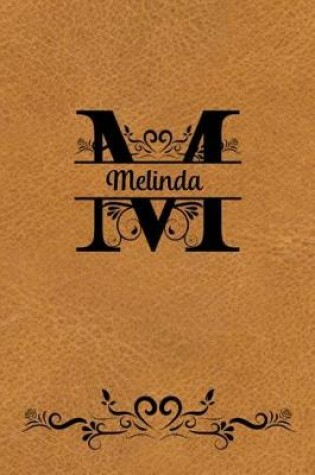 Cover of Split Letter Personalized Journal - Melinda