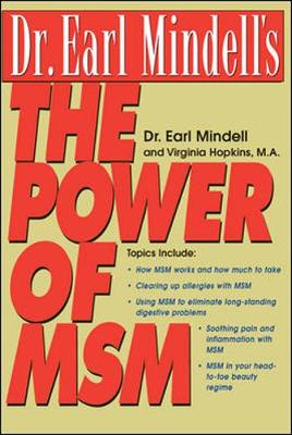 Book cover for Dr. Earl Mindell's The Power of MSM