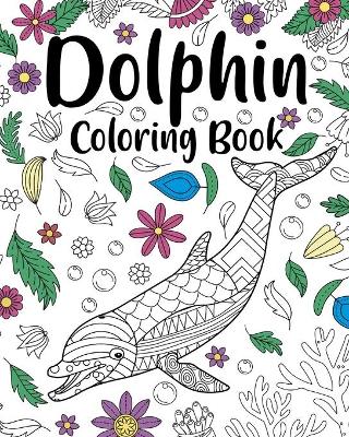 Book cover for Dolphin Coloring Book