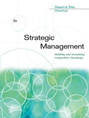 Book cover for Strategic Management