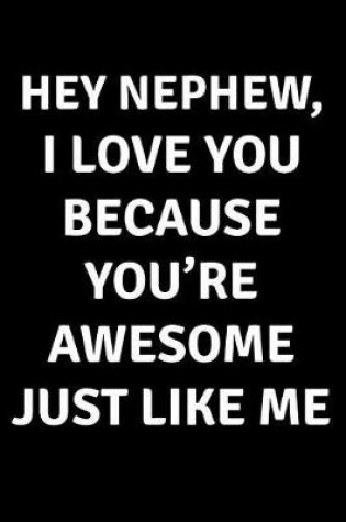 Cover of Hey Nephew I Love You Because You're Awesome Just Like Me