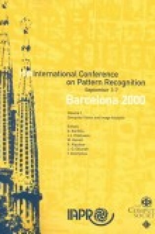 Cover of 15th International Conference on Pattern Recognition (Icpr 2000)