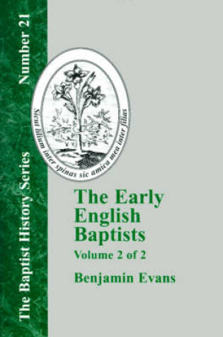 Cover of The Early English Baptists - Volume 2