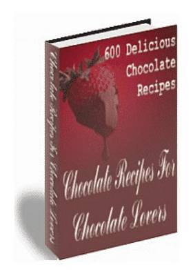 Book cover for Chocolate Recipes for Chocolate Lovers