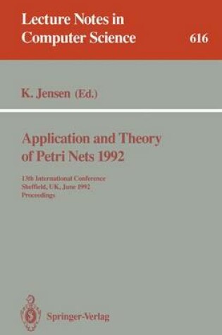 Cover of Application and Theory of Petri Nets 1992