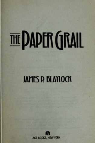 Cover of The Paper Grail