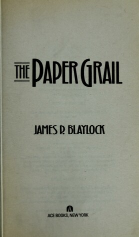 Book cover for The Paper Grail