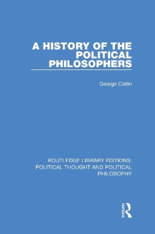 Cover of A History of the Political Philosophers