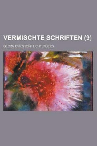 Cover of Vermischte Schriften (9)