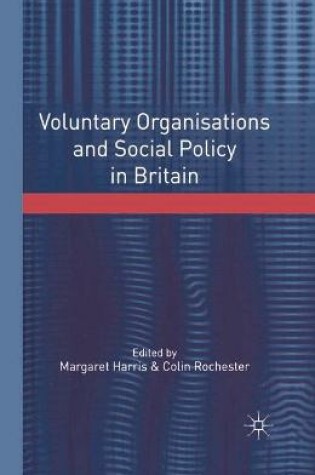 Cover of Voluntary Organisations and Social Policy in Britain