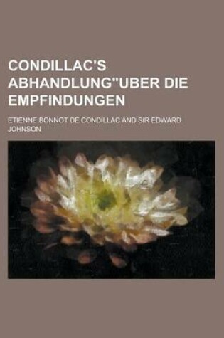 Cover of Condillac's Abhandlunguber Die Empfindungen