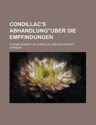 Book cover for Condillac's Abhandlunguber Die Empfindungen