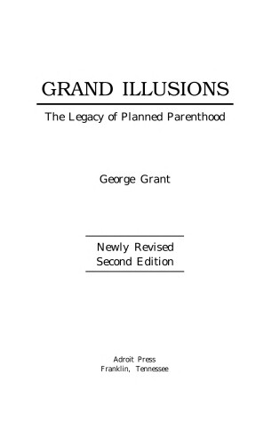 Cover of Grand Illusions